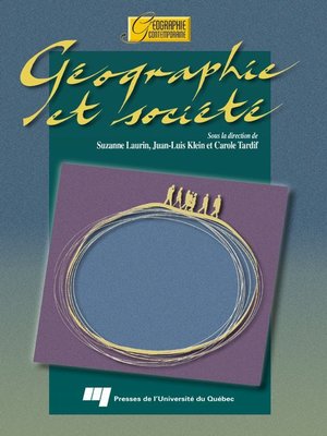 cover image of Géographie et société